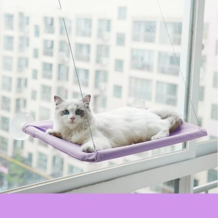 Cat Window Patio, Cat Bed Furniture, Luxurious Hanging Cat Window Hammock - Gentlepuppy.com
