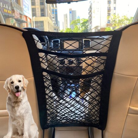 Mesh Pet Barrier and Car Organizer- Gentlepuppy.com