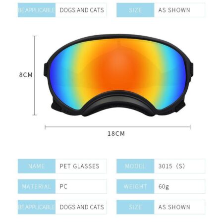 Dog Goggles - Dog Sunglasses Glasses - Dog Ski Goggles with UV Protection - Gentlepuppy.com