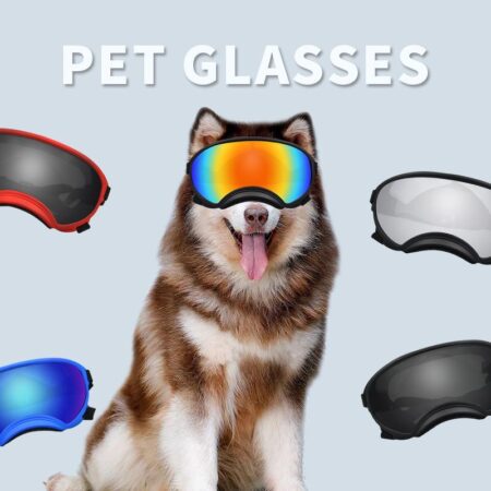 Dog Goggles - Dog Sunglasses Glasses - Dog Ski Goggles with UV Protection - Gentlepuppy.com